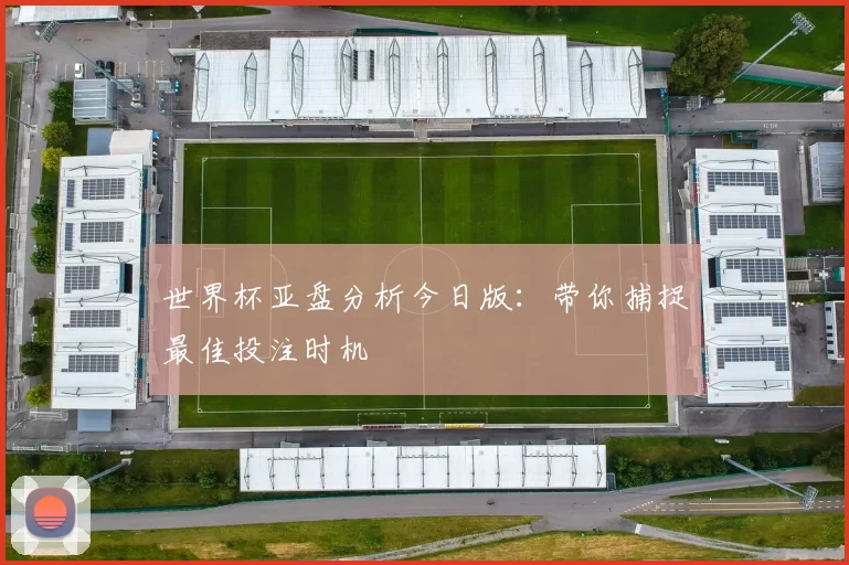 世界杯亚盘分析今日版：带你捕捉最佳投注时机