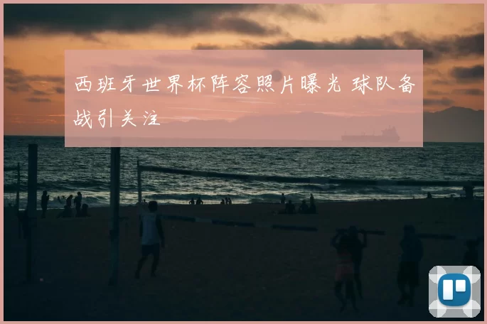 西班牙世界杯阵容照片曝光 球队备战引关注